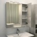 Зеркало шкаф Comforty Верона 75 для ванной комнаты, цвет дуб белый