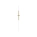 Настенный светильник Contardi Bianca linear brass