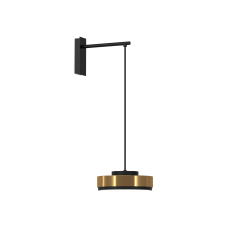 Настенный светильник Contardi Discus AP S black//brass