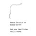 Настенный светильник Contardi FLEXILED AP L60 nickel/brown