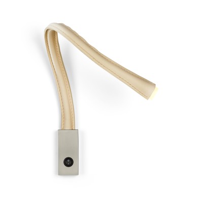 Настенный светильник Contardi FLEXILED AP L60 nickel/ivory