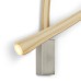 Настенный светильник Contardi FLEXILED AP L60 nickel/ivory