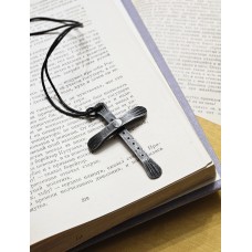 Кулон кованый на шнурке "Крест" HC-1754