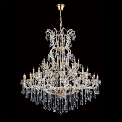 Каскадная люстра Crystal Lux Hollywood SP53 Gold