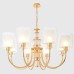 Подвесная люстра Crystal Lux ELENA SP8 GOLD
