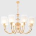 Подвесная люстра Crystal Lux ELENA SP8 GOLD
