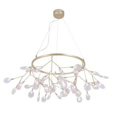 Подвесная люстра Crystal Lux Evita EVITA SP45 D GOLD/TRANSPARENT