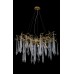 Подвесная люстра Crystal Lux Reina REINA SP8 D1000 GOLD PEARL