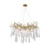 Подвесная люстра Crystal Lux Reina REINA SP8 D1000 GOLD PEARL