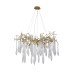 Подвесная люстра Crystal Lux Reina REINA SP8 D1000 GOLD PEARL