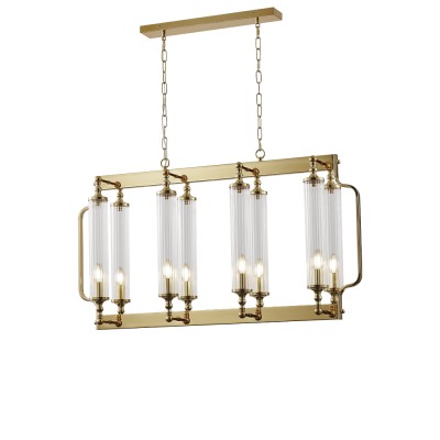 Подвесная люстра Crystal Lux TOMAS SP8 L1000 BRASS