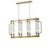 Подвесная люстра Crystal Lux TOMAS SP8 L1000 BRASS