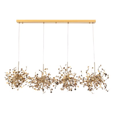 Подвесная люстра Crystal Lux GARDEN SP3х4 L1600 GOLD