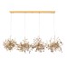 Подвесная люстра Crystal Lux GARDEN SP3х4 L1600 GOLD