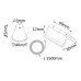Подвесной комплект для шинопровода Crystal Lux CLT 0.210 CLT 0.210 03 WH
