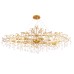 Подвесная люстра Crystal Lux REINA V2 SP16 L1500 GOLD PEARL