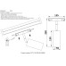 Трековый магнитный светильник Crystal Lux Space CLT 0.33 003 12W BL 3000K