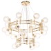 Подвесная люстра Crystal Lux LUXURY SP16+8 GOLD
