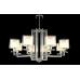 Подвесная люстра Crystal Lux Nicolas NICOLAS SP-PL8 NICKEL/WHITE