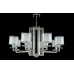 Подвесная люстра Crystal Lux Nicolas NICOLAS SP-PL8 NICKEL/WHITE