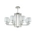 Подвесная люстра Crystal Lux Nicolas NICOLAS SP-PL8 NICKEL/WHITE