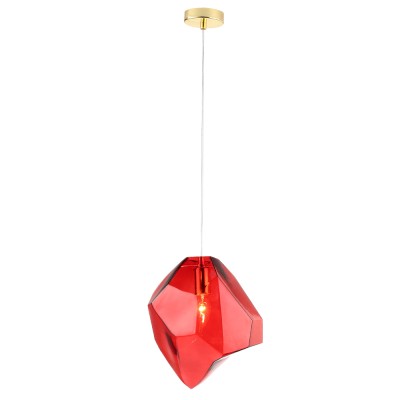 Подвесной светильник Crystal Lux NUESTRO SP1 GOLD/RED