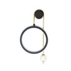 Бра Crystal lux CORIDA AP25W LED BLACK/GOLD