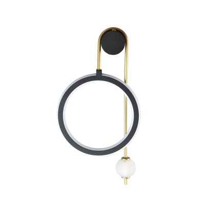 Бра Crystal lux CORIDA AP25W LED BLACK/GOLD