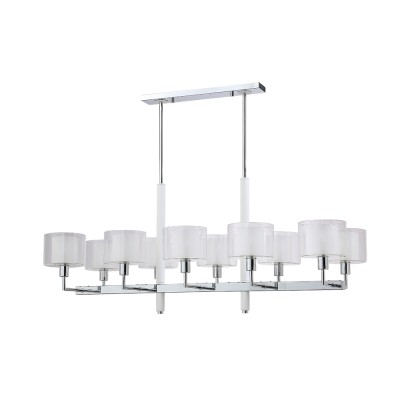 Люстра на штанге Crystal Lux MAESTRO SP-PL10 L1100 CHROME