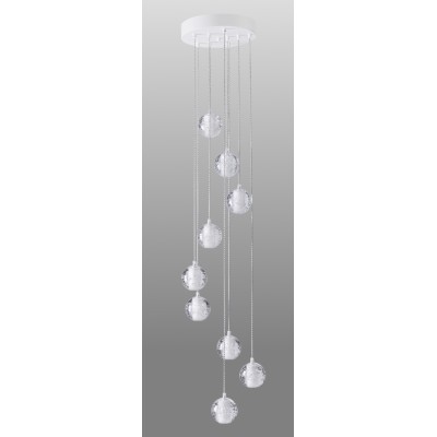 Подвесная люстра Crystal Lux Gaspar GASPAR SP9 D300 WHITE