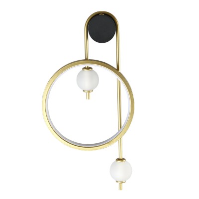 Бра Crystal lux RODRIGO AP20W LED BLACK/GOLD