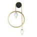 Бра Crystal lux RODRIGO AP20W LED BLACK/GOLD