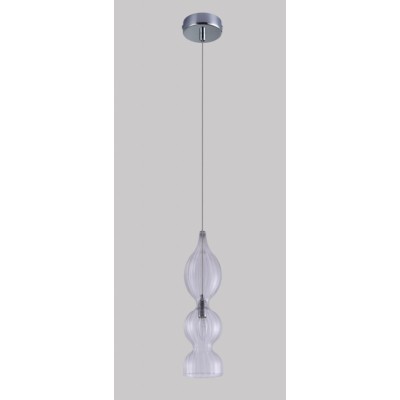 Подвесной светильник Crystal Lux Iris SP1 B Transparent