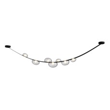 Подвесной светодиодный светильник Crystal Lux Bosque SP7 L3000 Black/Transparent
