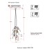 Подвесной светильник Crystal Lux MAR SP6 TRANSPARENTE