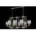 Подвесная люстра Crystal Lux Nicolas NICOLAS SP8 L1000 GOLD/WHITE