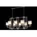 Подвесная люстра Crystal Lux Nicolas NICOLAS SP8 L1000 GOLD/WHITE