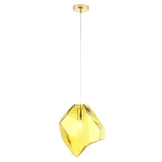 Подвесной светильник Crystal Lux NUESTRO SP1 GOLD/AMBER