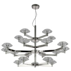 Подвесная люстра Crystal Lux Rebeca SP5+10+5 Nickel