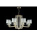 Подвесная люстра Crystal Lux Nicolas NICOLAS SP-PL8 GOLD/WHITE