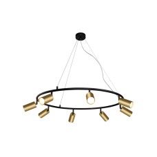 Подвесная люстра Crystal Lux CLT 015C8 D800 BL-GO