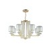 Подвесная люстра Crystal Lux Nicolas NICOLAS SP-PL8 GOLD/WHITE