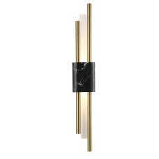Настенный светильник Crystal Lux CARTA AP6W LED BLACK/BRASS