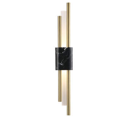 Настенный светильник Crystal Lux CARTA AP6W LED BLACK/BRASS