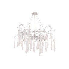 Подвесная люстра Crystal Lux REINA SP8 D1000 SILVER PATINA