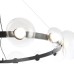 Подвесная люстра Crystal Lux BOSQUE SP12 BLACK/TRANSPARENT