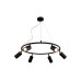 Подвесная люстра Crystal Lux CLT 015C6 D600 BL