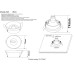 Встраиваемый светильник Crystal Lux CLT 044C WH
