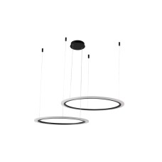 Подвесной светодиодный светильник Crystal Lux MANZANA SP53W LED D600+800 BLACK