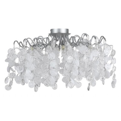 Потолочная люстра Crystal Lux Tenerife PL8 Silver